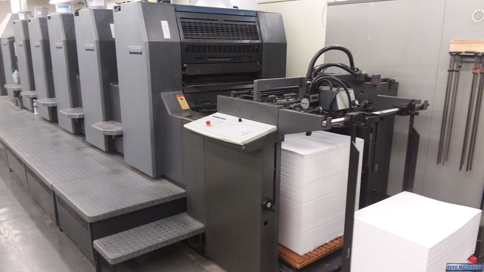 Impresora Offset Heidelberg Speedmaster SM 74 5 L Usada