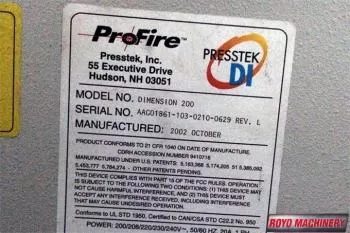 Presstek Dimension 200