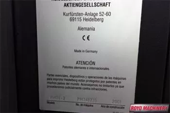 Heidelberg Printmaster PM 74-2