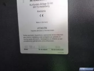 Heidelberg Speedmaster SM CD 102-4