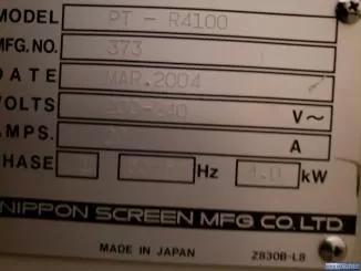 Screen Plate Rite 4100