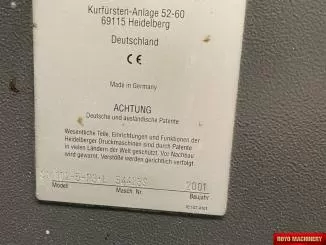 Heidelberg Speedmaster SM 102-5 + L