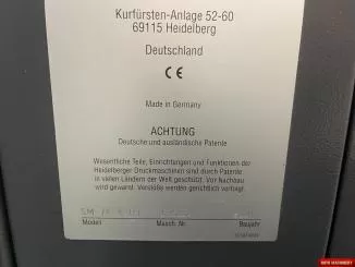 Heidelberg Speedmaster SM 74-4