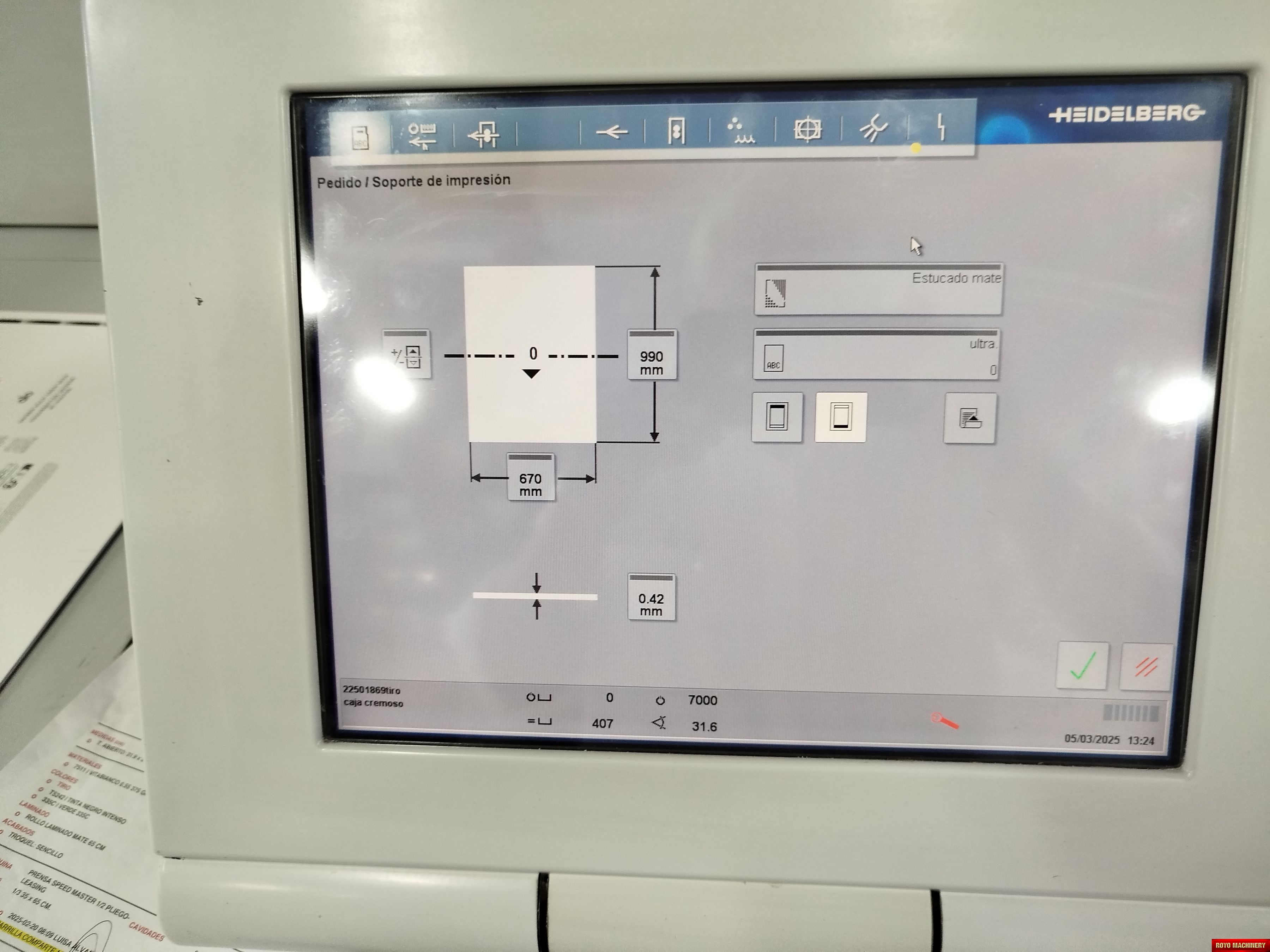 Heidelberg Speedmaster SM CD 102-4 + LX