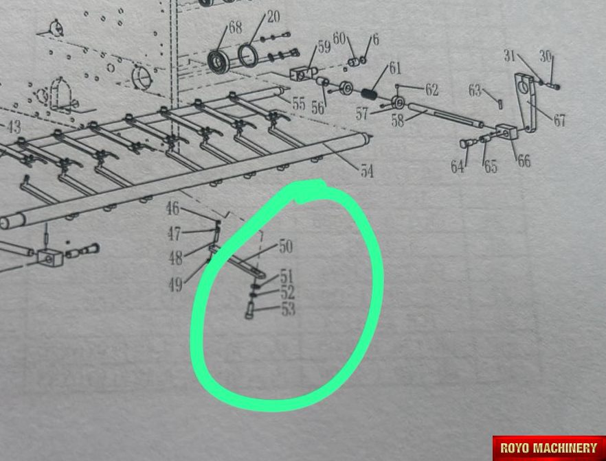 Mechanical Part for Royo Machinery en royomachinery.com