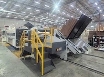 Successful installation by The Royo Machinery Team - Transforming Productivity in Corrugated Packaging: Successful Installation of the RLEAD‑1228 Flexo Printer Slotter Die Cutter with Inline Box Folder Gluing