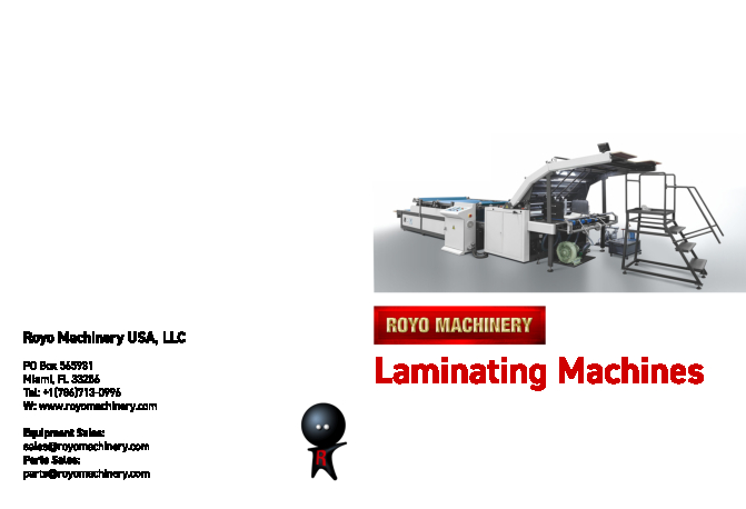 Corrugated Board Laminators: These machines are mainly for MDF board laminating with printing top paper. They are fully automatic and have high-speed laminating. Corrugated board laminators mainly consist of a top paper feeder, bottom paper feeder, floating compression part, down stacker, and remote control for convenient maintenance.