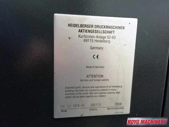 Heidelberg Speedmaster SM 52-5