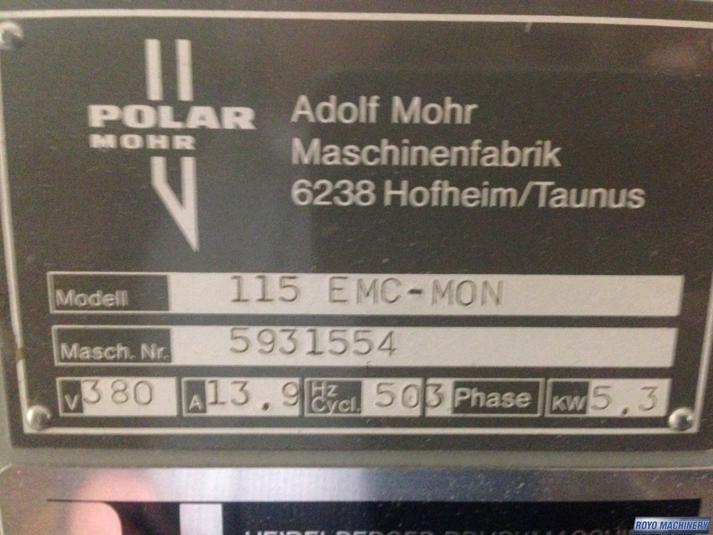 Polar 115 EMC MON