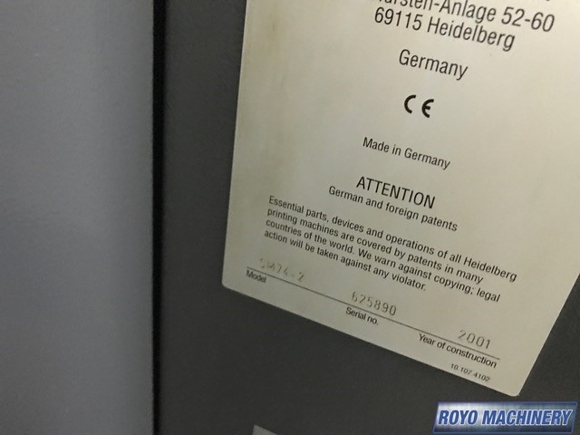 Heidelberg Speedmaster SM 74-2