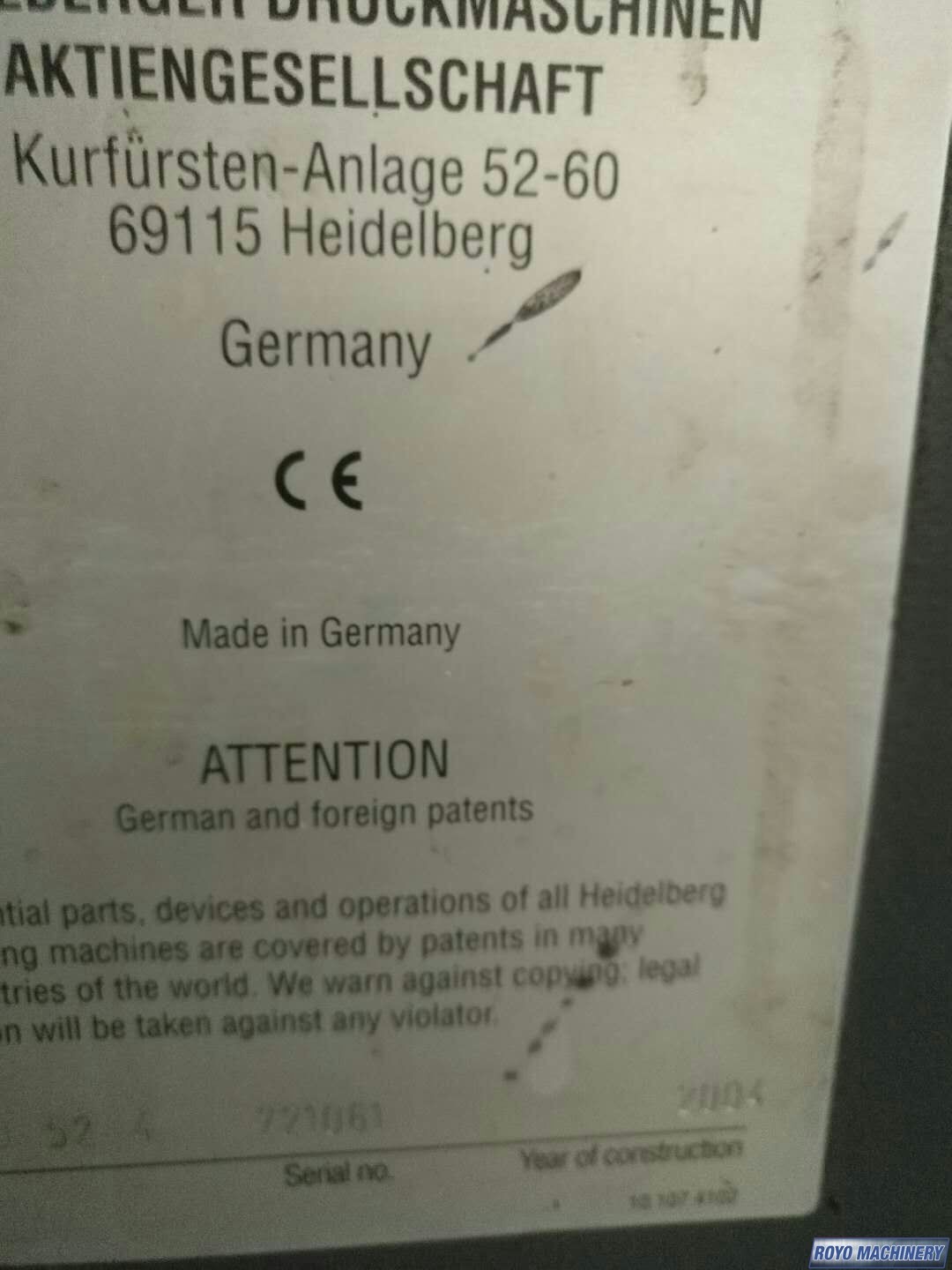 Heidelberg GTO 52-4