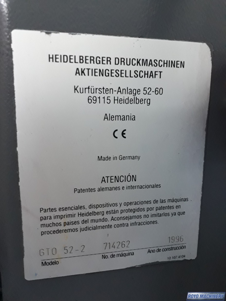 Heidelberg GTO 52-2