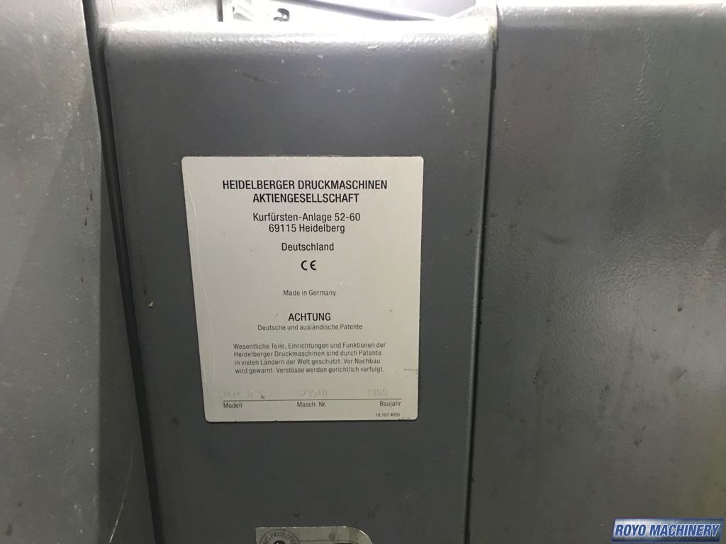 Heidelberg Speedmaster SM 74-8