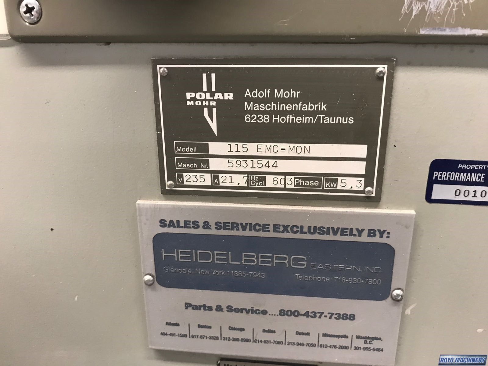 Polar 115 EMC MON