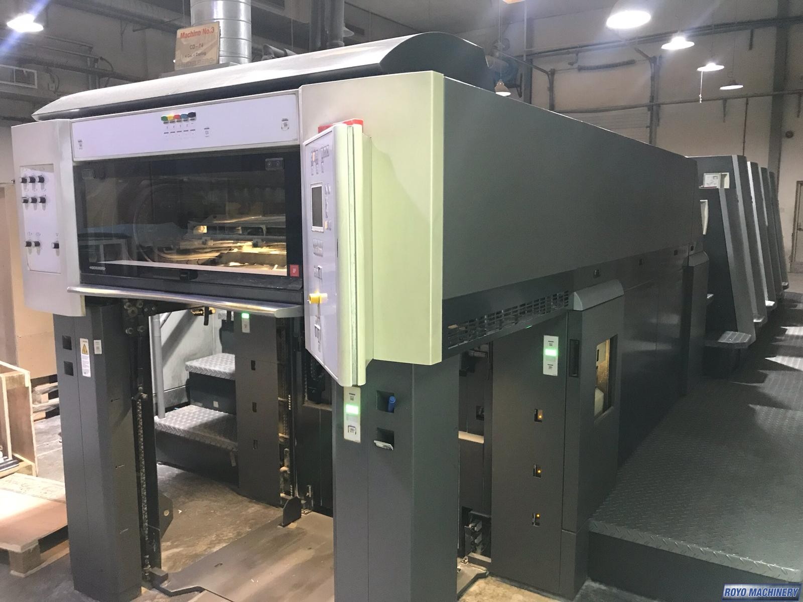 Heidelberg Speedmaster SM CD 74-4 + LX F