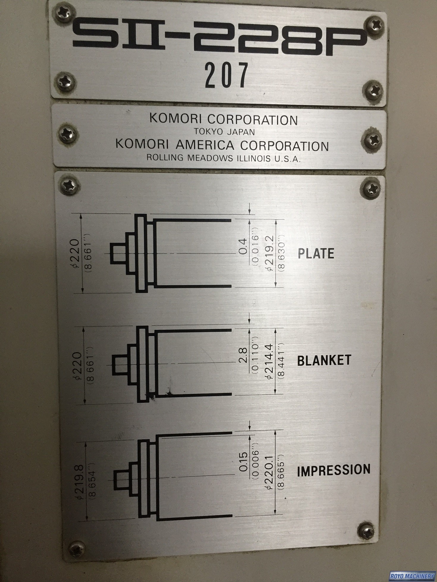 Komori Sprint II 228
