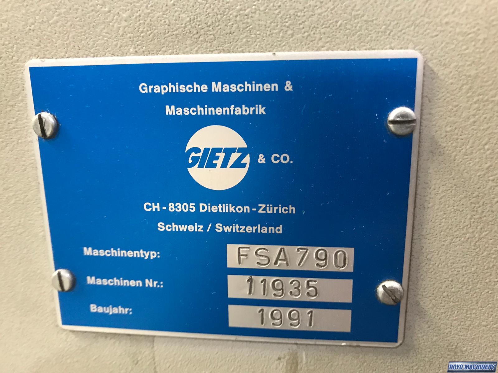 Gietz FSA 790