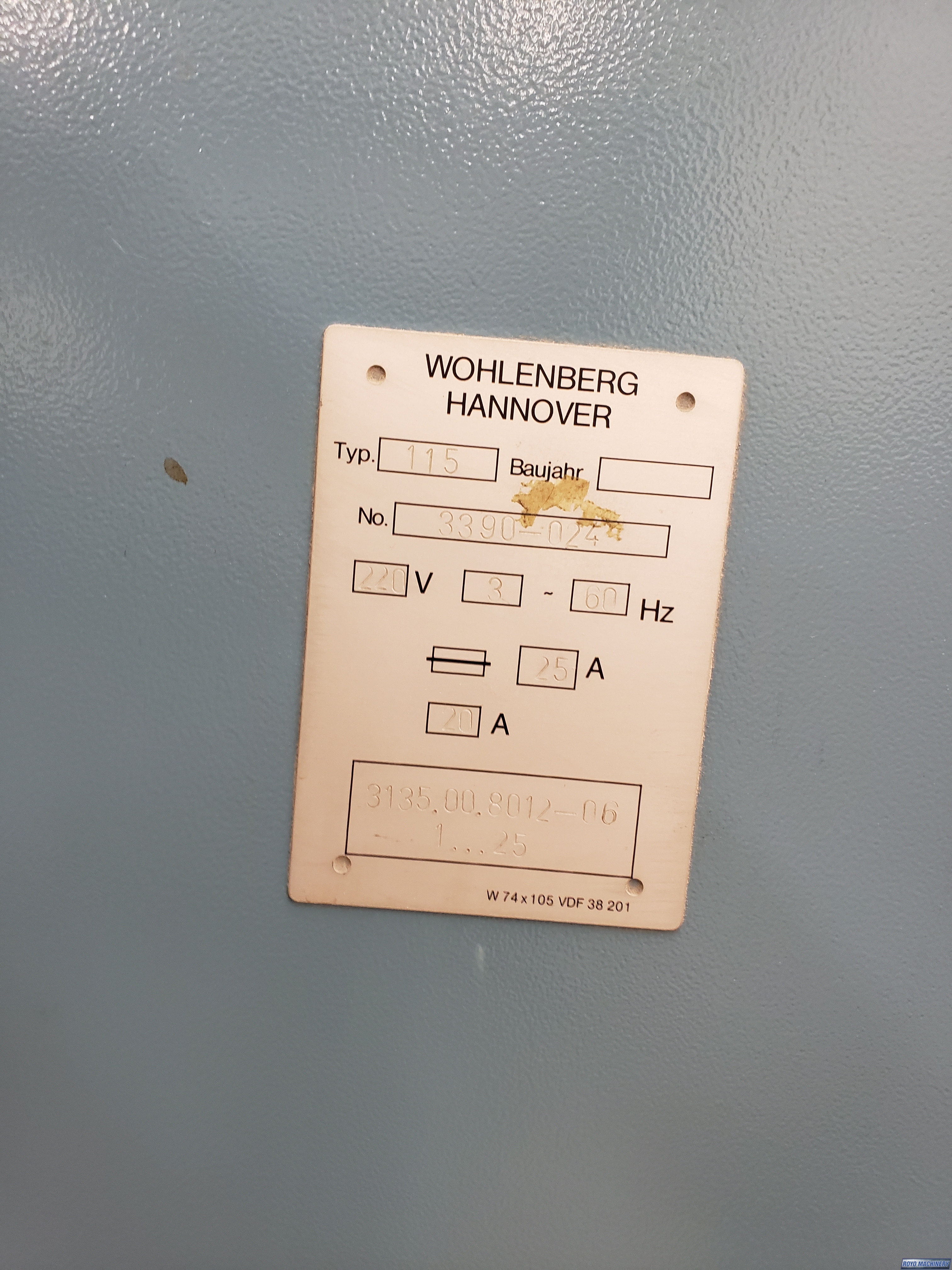 Wohlenberg 115 MCS-2TV