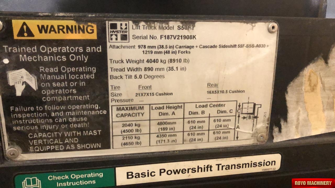 Hyster S50FT