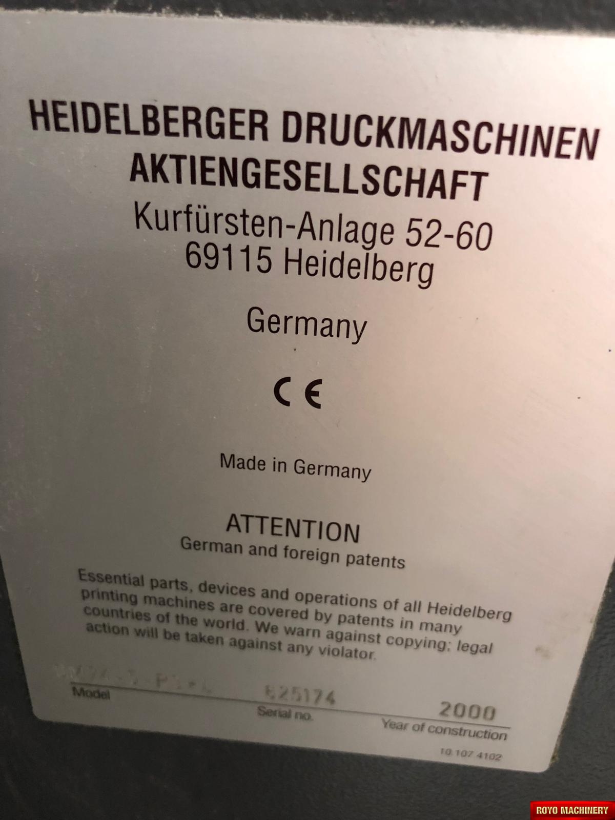 Heidelberg Speedmaster SM 74-5 + L
