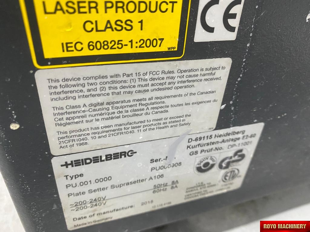 Heidelberg Suprasetter A106