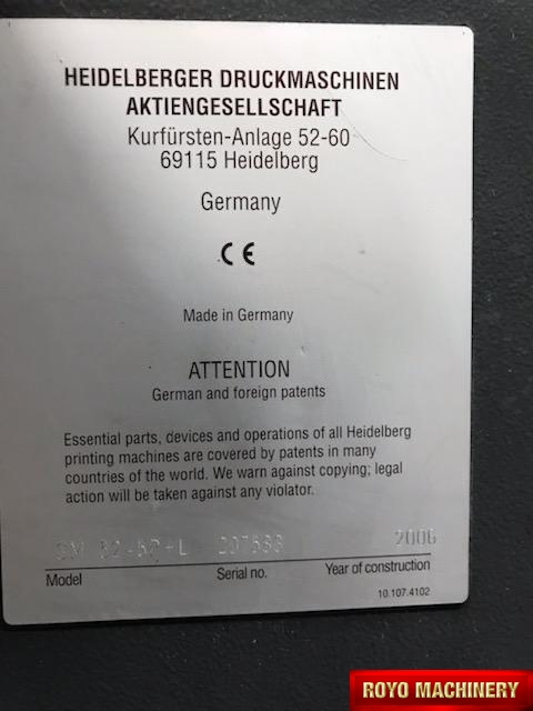 Heidelberg Speedmaster SM 52-5 + LX