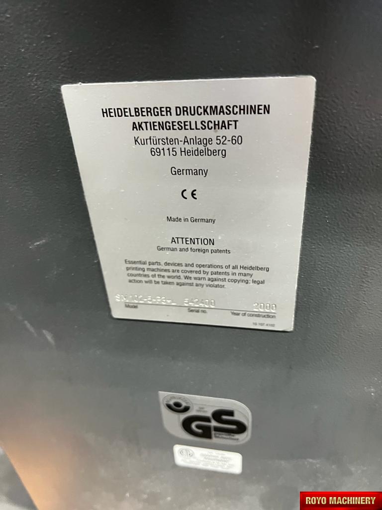 Heidelberg Speedmaster SM 102-5 + L