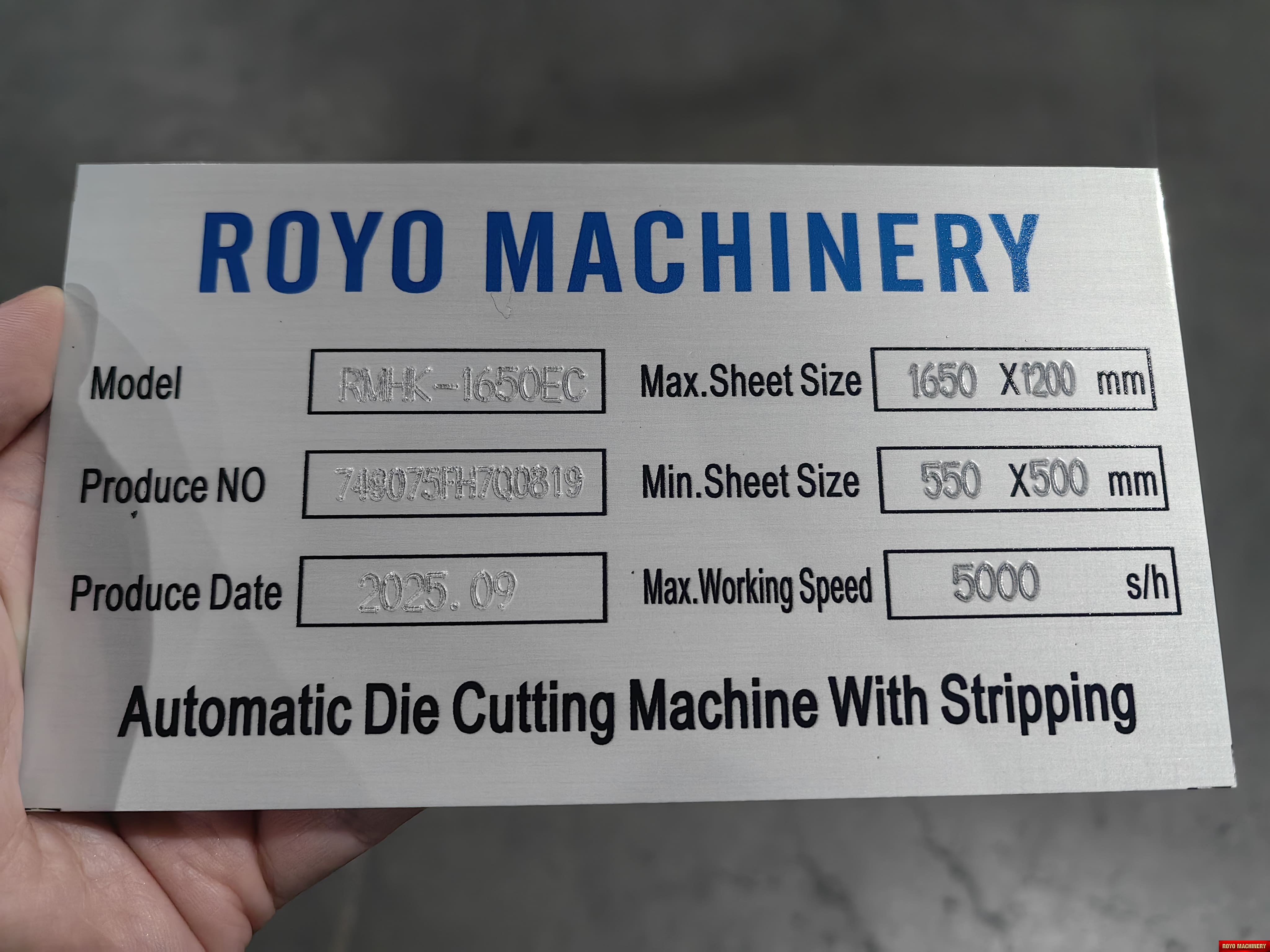 Royo Machinery RBHT-1650EFC