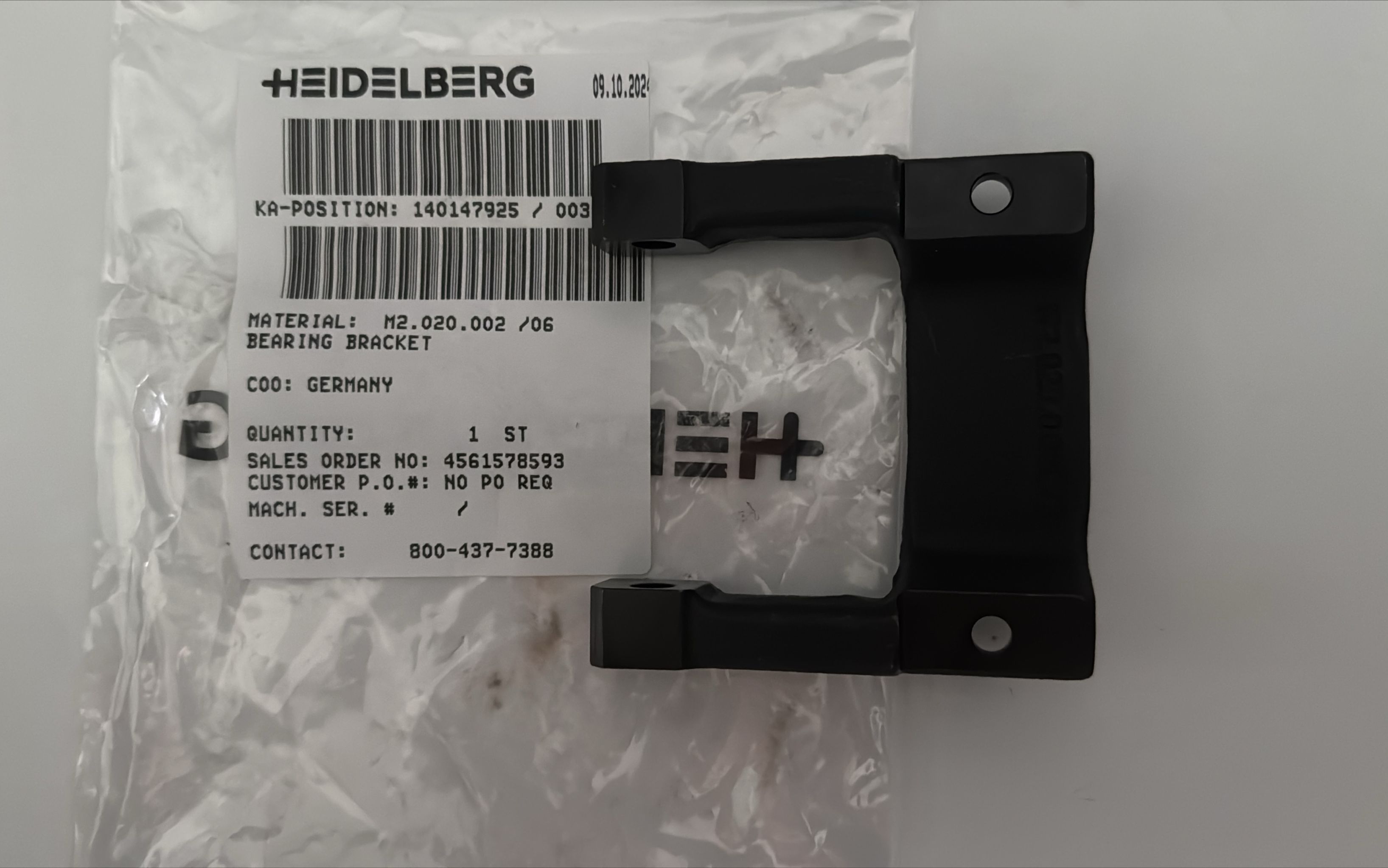 Heidelberg Speedmaster SM 74 - Bearing Part
