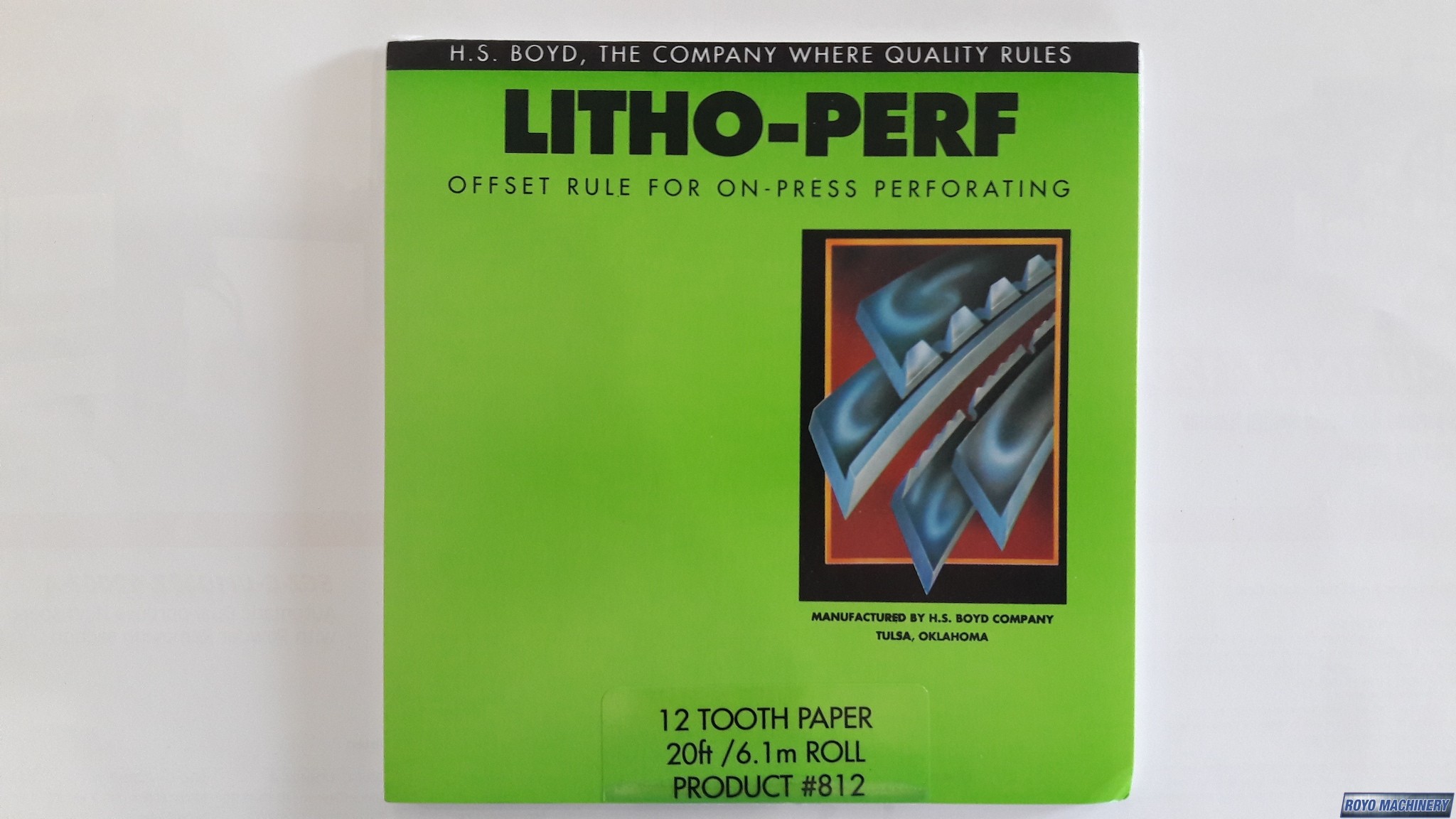 Heidelberg Speedmaster SM 74 - Perforating Rule
 Part