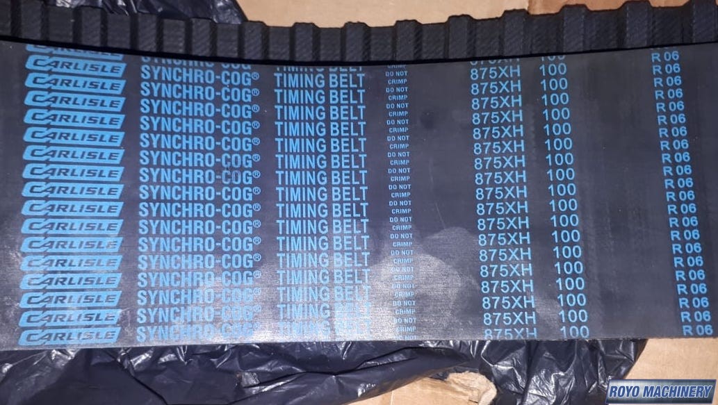 Royo Machinery RDC-1060C - Belt Part