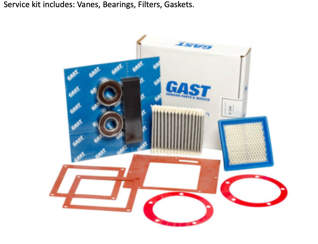 Gast 2080/3080/4080 - Mechanical Part Part