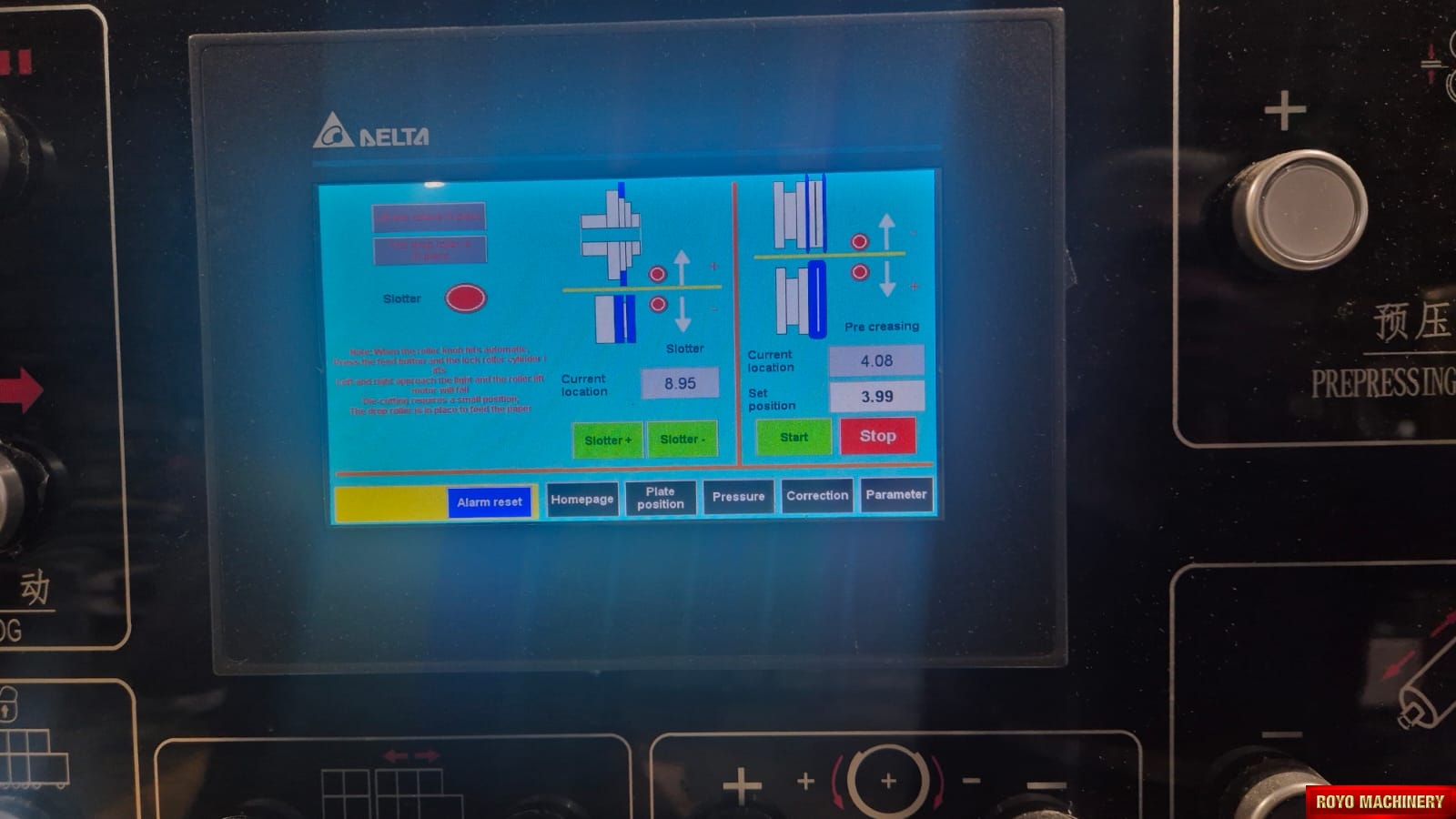 Royo Machinery RLEAD-1228  - Display Part