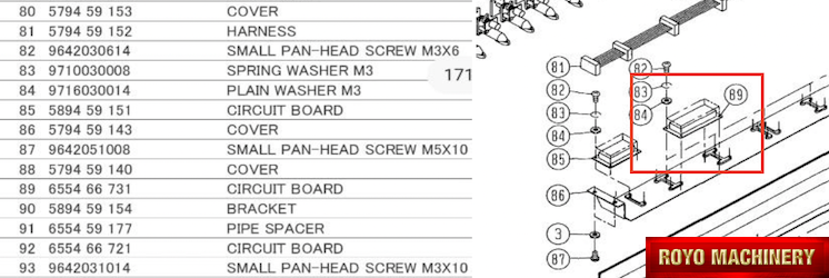 Ryobi 750W - Sensor Part