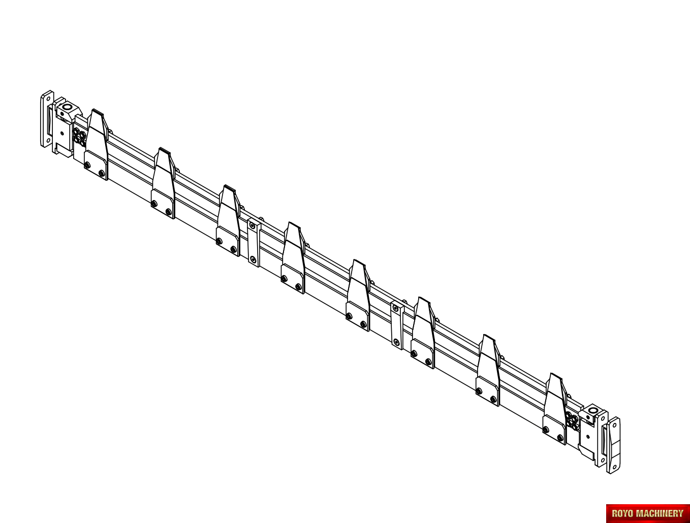 Royo Machinery RDC-1060C - Gripper Bar Part