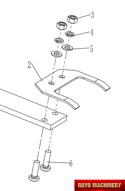 Royo Machinery RDC-1060C - Mechanical Part Part