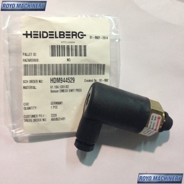 Heidelberg Speedmaster SM 102 - Sensor Part