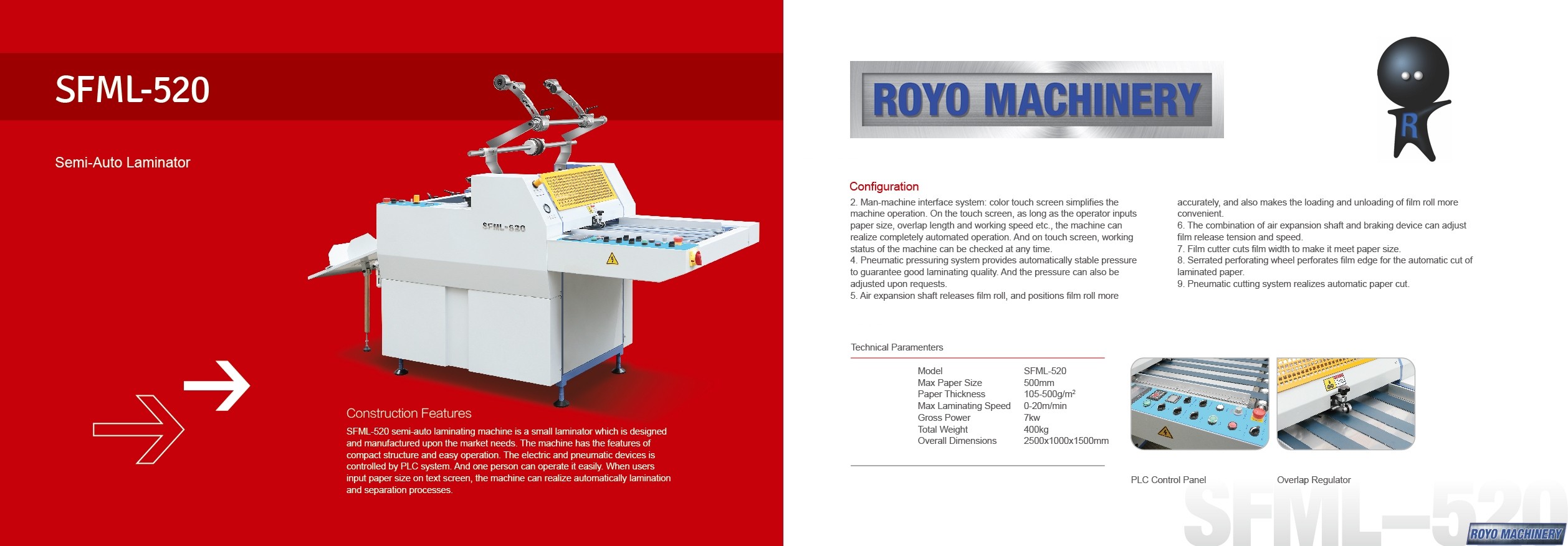 Royo Machinery RL-SFML-520