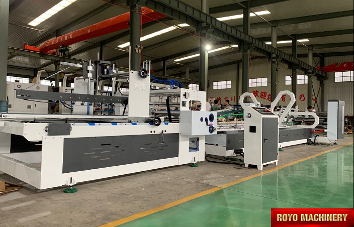 Successful machine test - Box Folder Gluer Royo Machinery RMB-1224