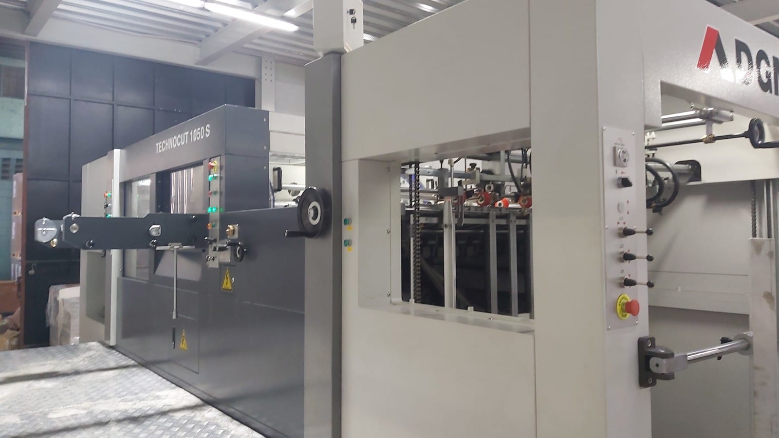 Successful installation by The Royo Machinery Team - DGM Technocut 1050S Automatic Die Cutter
