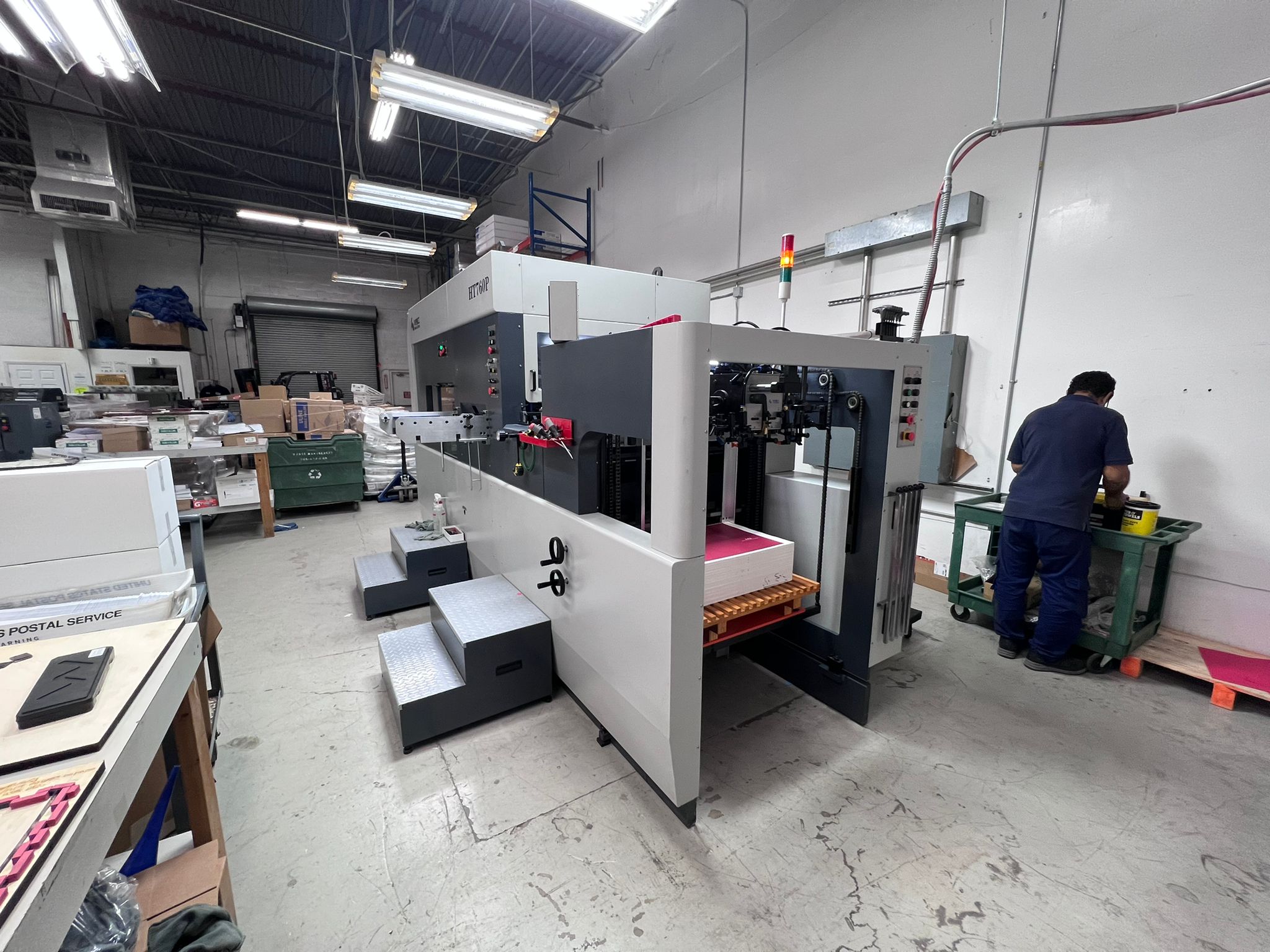 Successful installation by The Royo Machinery Team - Die Cutter Royo Machinery RHT-760P