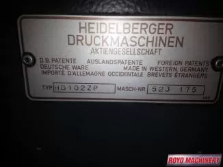 Heidelberg Speedmaster SM 102 Z