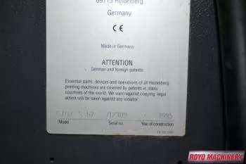 Heidelberg GTO Z 52 S