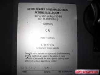 Heidelberg GTO 52-2