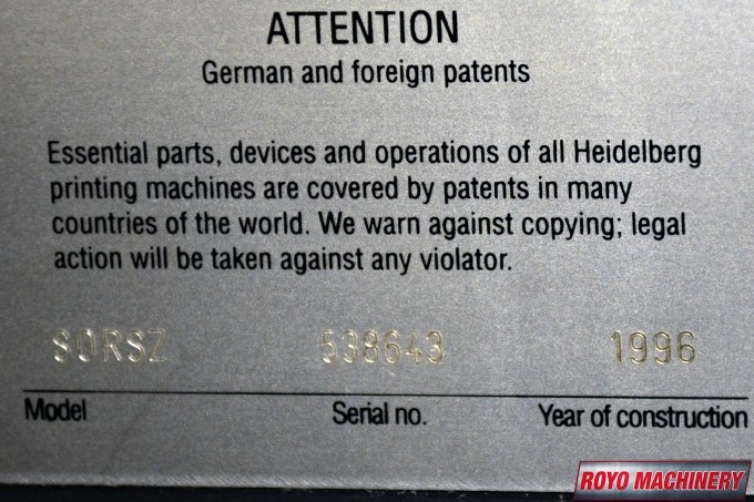 Heidelberg SORSZ