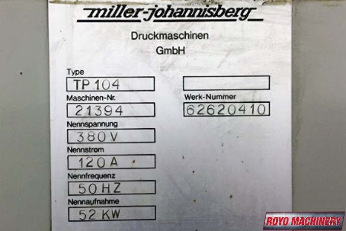 Miller TP104-6 + L