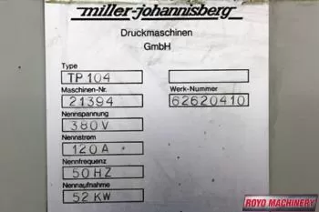 Miller TP104-6 + L