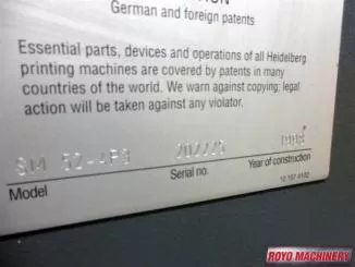 Heidelberg Speedmaster SM 52-4