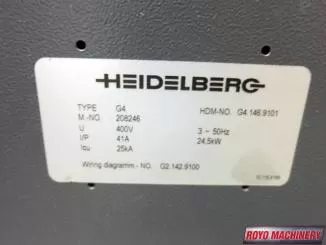 Heidelberg Speedmaster SM 52-4