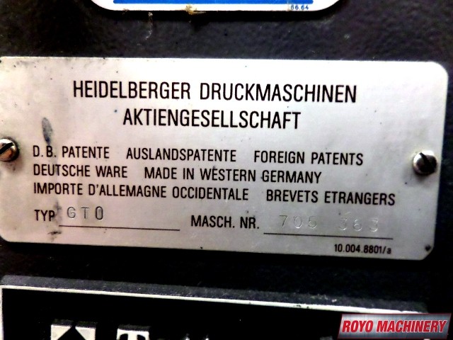 Heidelberg GTO 52